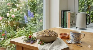 A comparison chart showing the vitamins and minerals in bird pellets versus the high fat content in standard sunflower seeds.