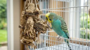 A selection of eco-friendly, recyclable cardboard toys to keep parrots entertained.