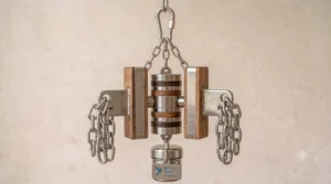 Robust metal chain-pull toy built for high-energy play and long-term durability.