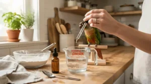 Clear instructions demonstrated when you buy bird bathing solution for your aviary pets.