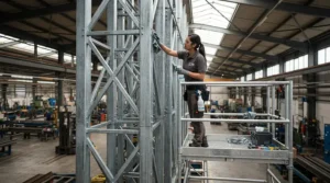 Scrubbing a large indoor aviary framework with a reliable bird-safe cage disinfectant